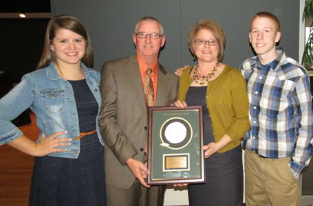 Mike Kirk family 25 Year Award